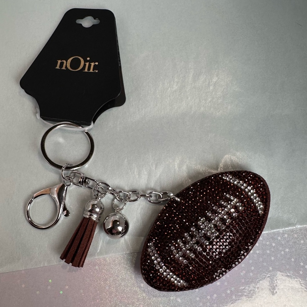 nOir Jewelry | Football Keychain / Bag Charm | NWT
